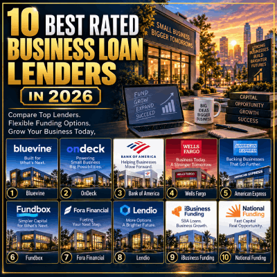 10 Best Rated Business Loan Lenders in 2026