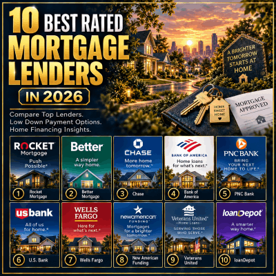10 Best Rated Mortgage Lenders in 2026