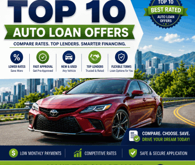 Best Rated Top 10 Auto Loan Offers in 2026