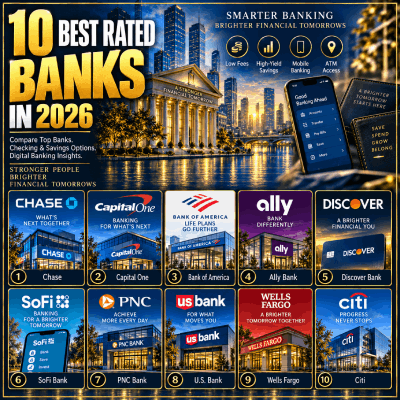 TOP 10 Best Rated Banks in 2026