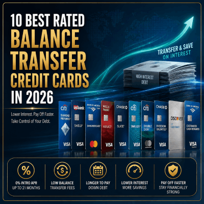 10 Best Rated Balance Transfer Credit Cards in 2026