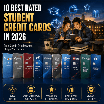 10 Best Rated Student Credit Cards in 2026