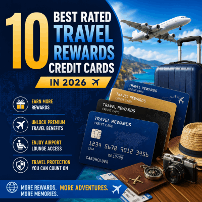 10 Best Rated Travel Rewards Credit Cards in 2026