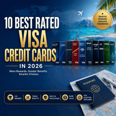 10 Best Rated Visa Credit Cards in 2026