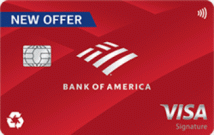 Bank of America Customized Cash Rewards Credit Card for Students