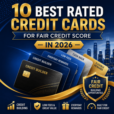 10 Best Rated Credit Cards for Fair Credit Score in 2026