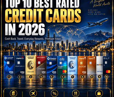 10 Best Rated Credit Cards in 2026