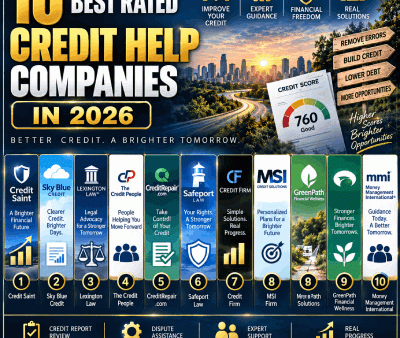 10 Best Rated Credit Help Companies in 2026