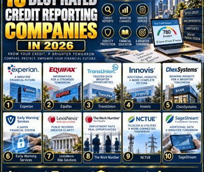10 Best Rated Credit Reporting Companies in 2026