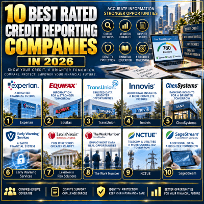 10 Best Rated Credit Reporting Companies in 2026
